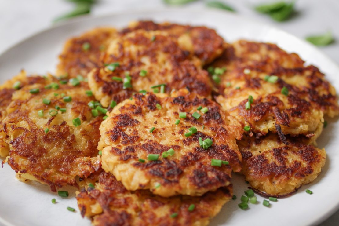 Kartoffelrösti mit Rahmchampignons • veggies | vegan