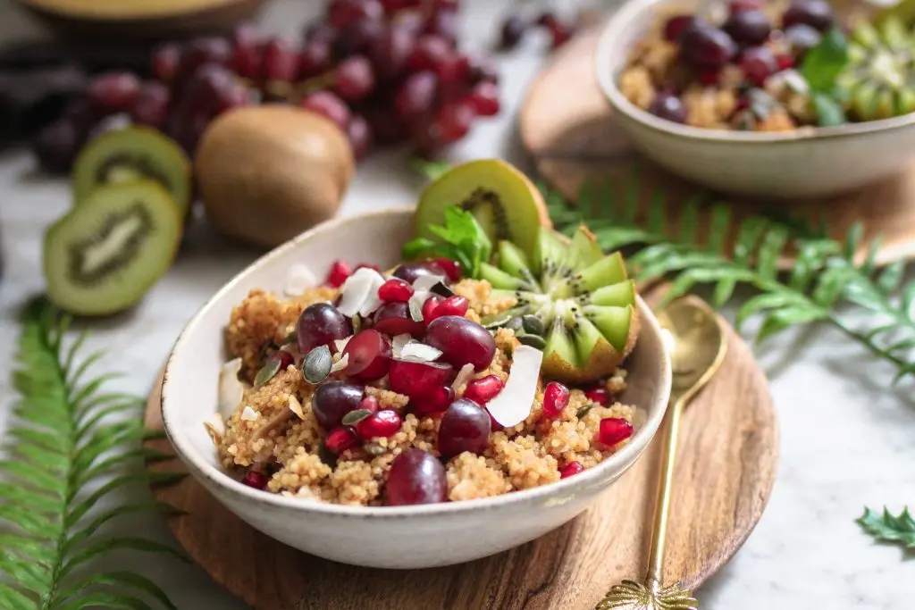 Veganes glutenfreies Hirsefrühstück