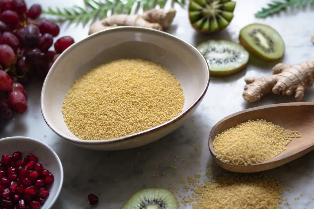 Veganes glutenfreies Hirsefrühstück