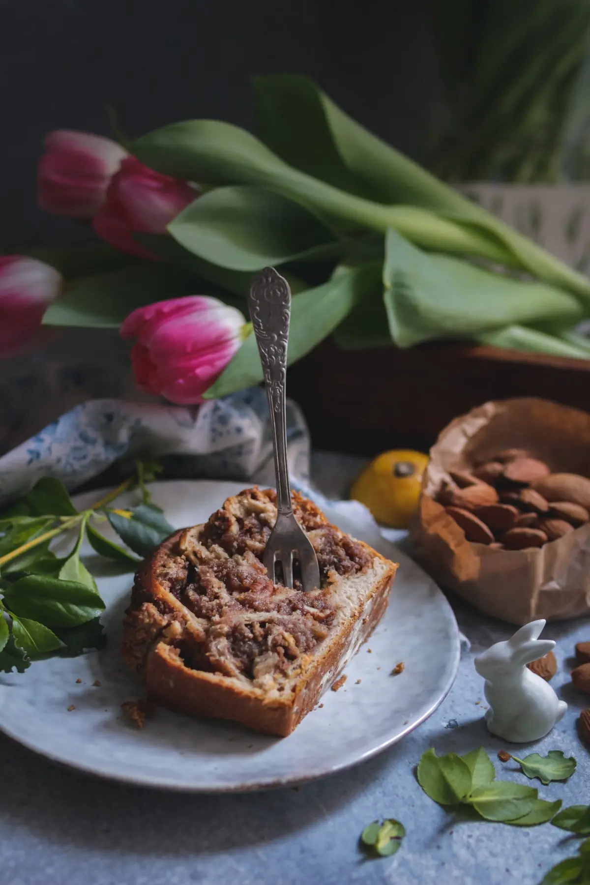 Veganer Nusszopf