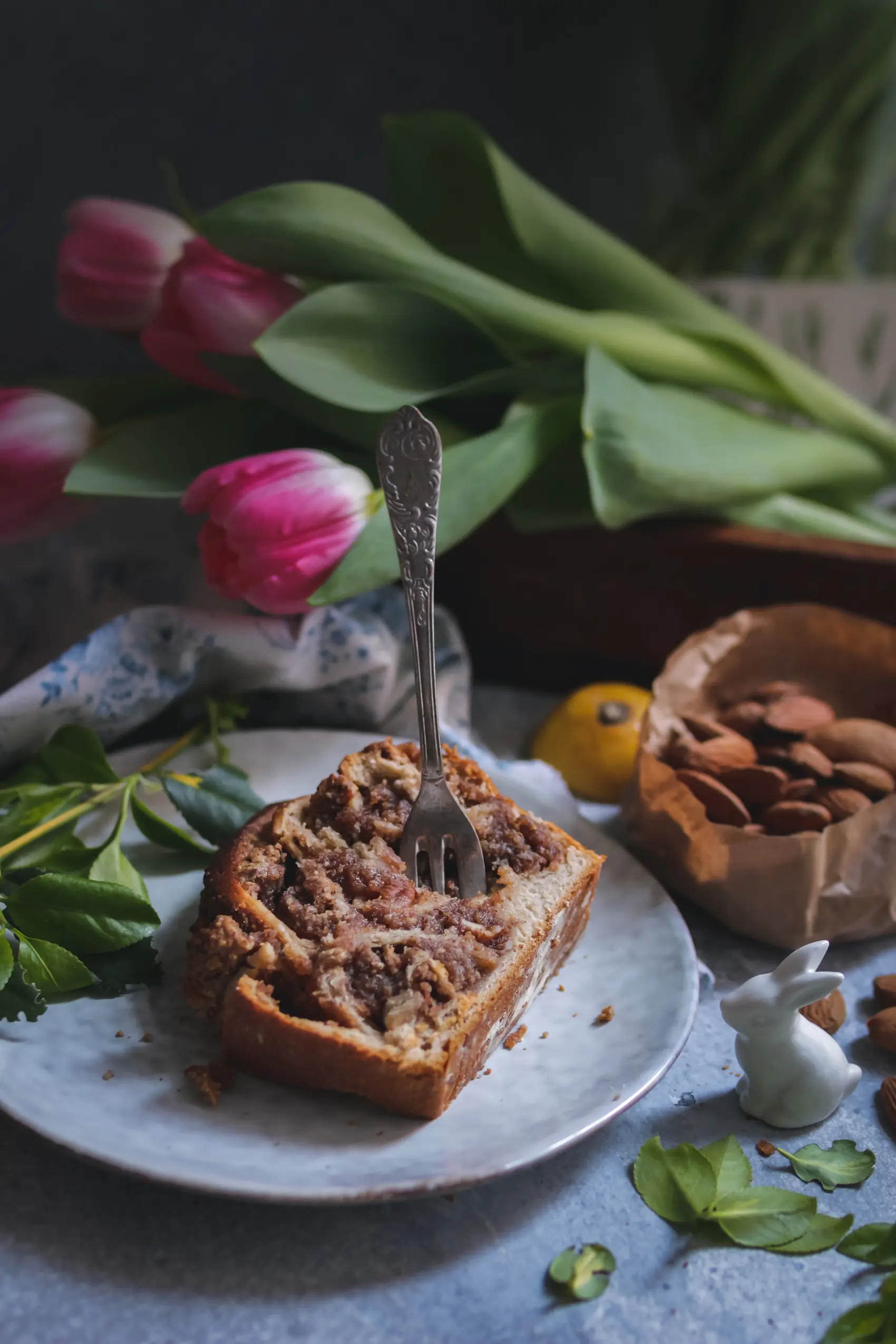 Veganer Nusszopf