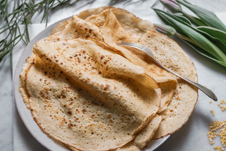 Vegane Pfannkuchen aus Mungbohnen
