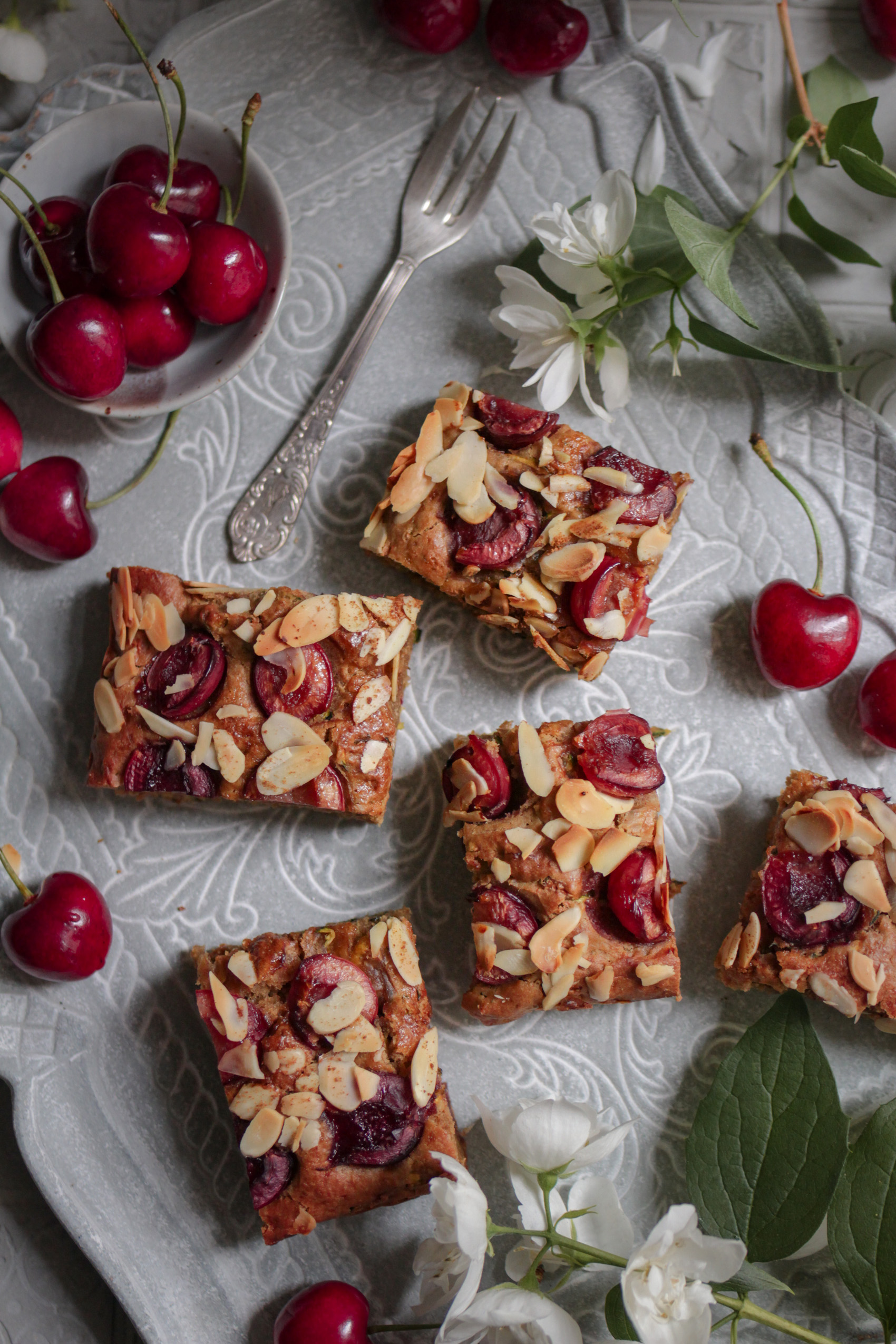 Veganer Kirschkuchen schnell und einfach