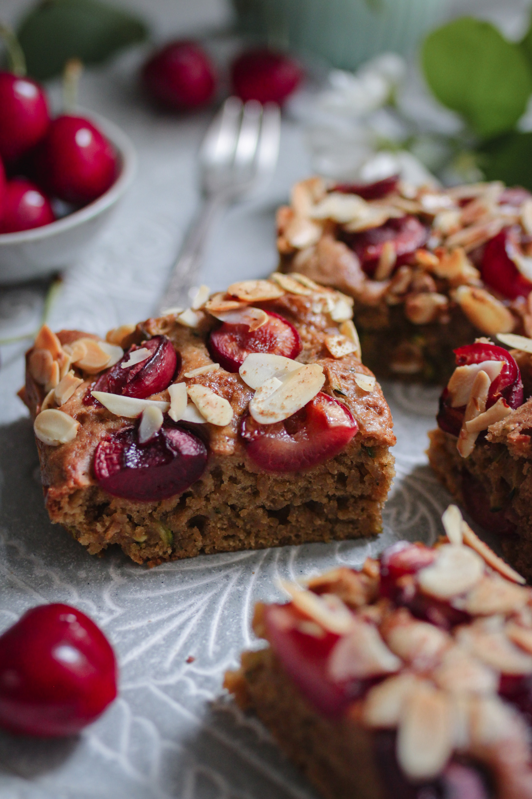 Veganer Kirschkuchen - einfaches Rezept