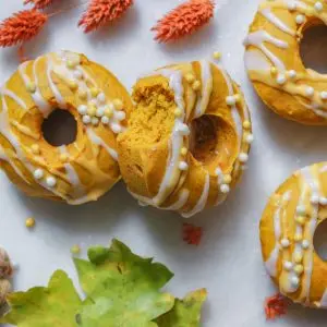Rezept für vegane Donuts mit Kürbis