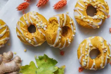 Rezept für vegane Donuts mit Kürbis