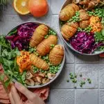 Rezept für Kartoffeln Hasselback