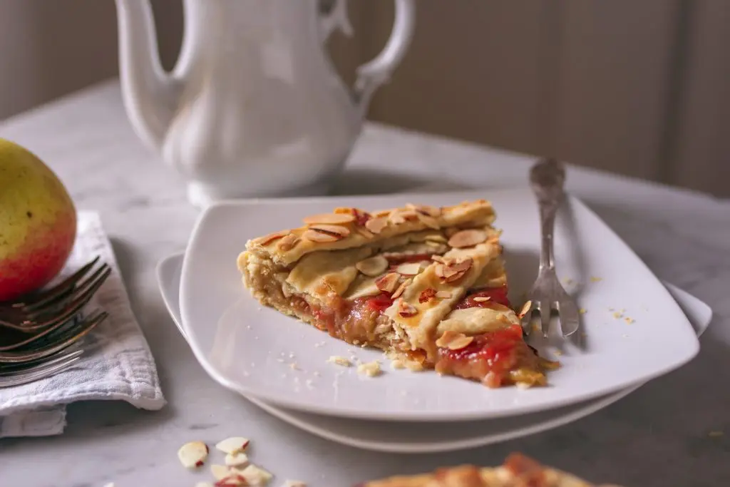 Rezept für veganen Rhabarberkuchen