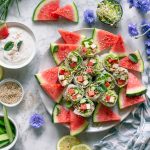 Rezept für Sommerrollen mit Wassermelone