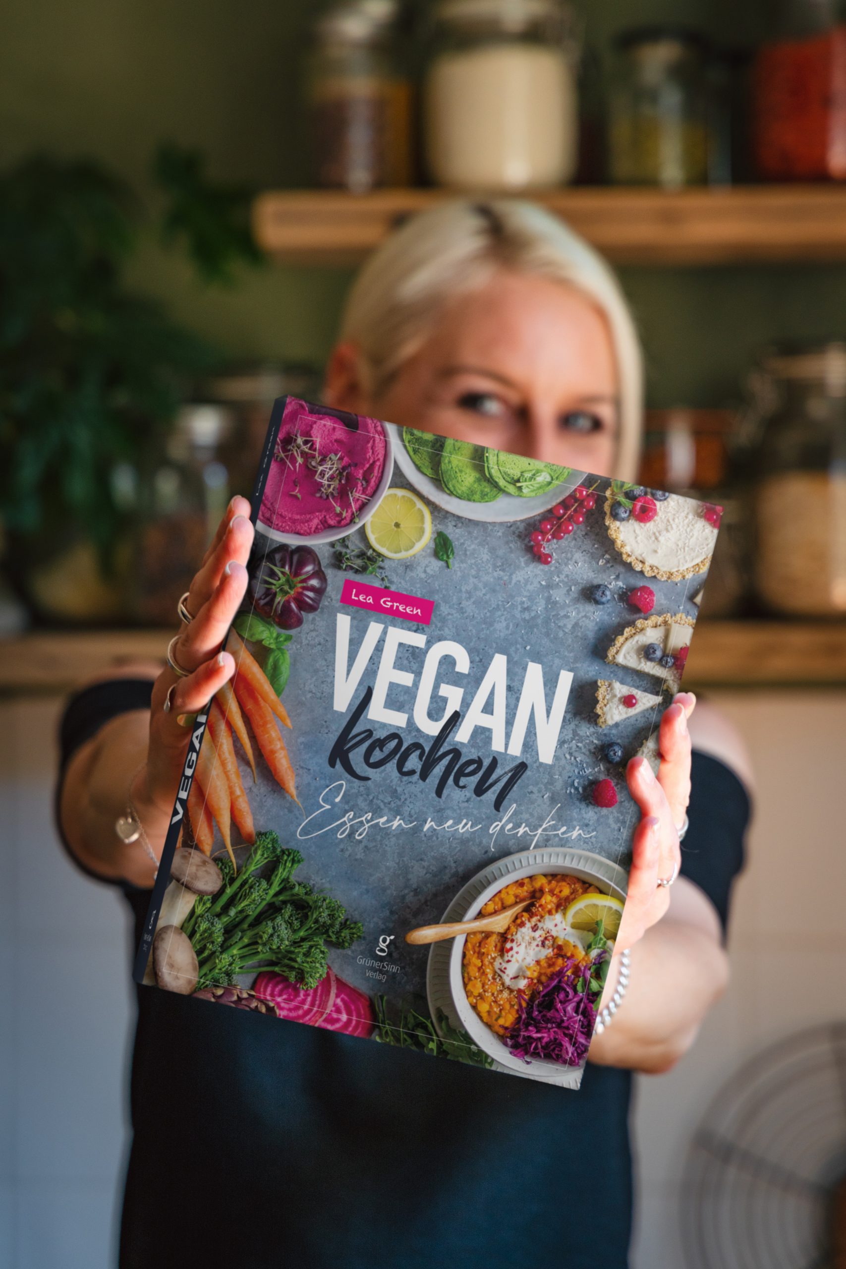 Lea Green, vegane Chefköchin, Kochbuchautorin und Bloggerin. Vegan Kochen - Essen neu denken - Kochbuch von Lea Green