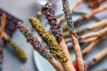 Zutaten für vegane, süße Mikadostäbchen