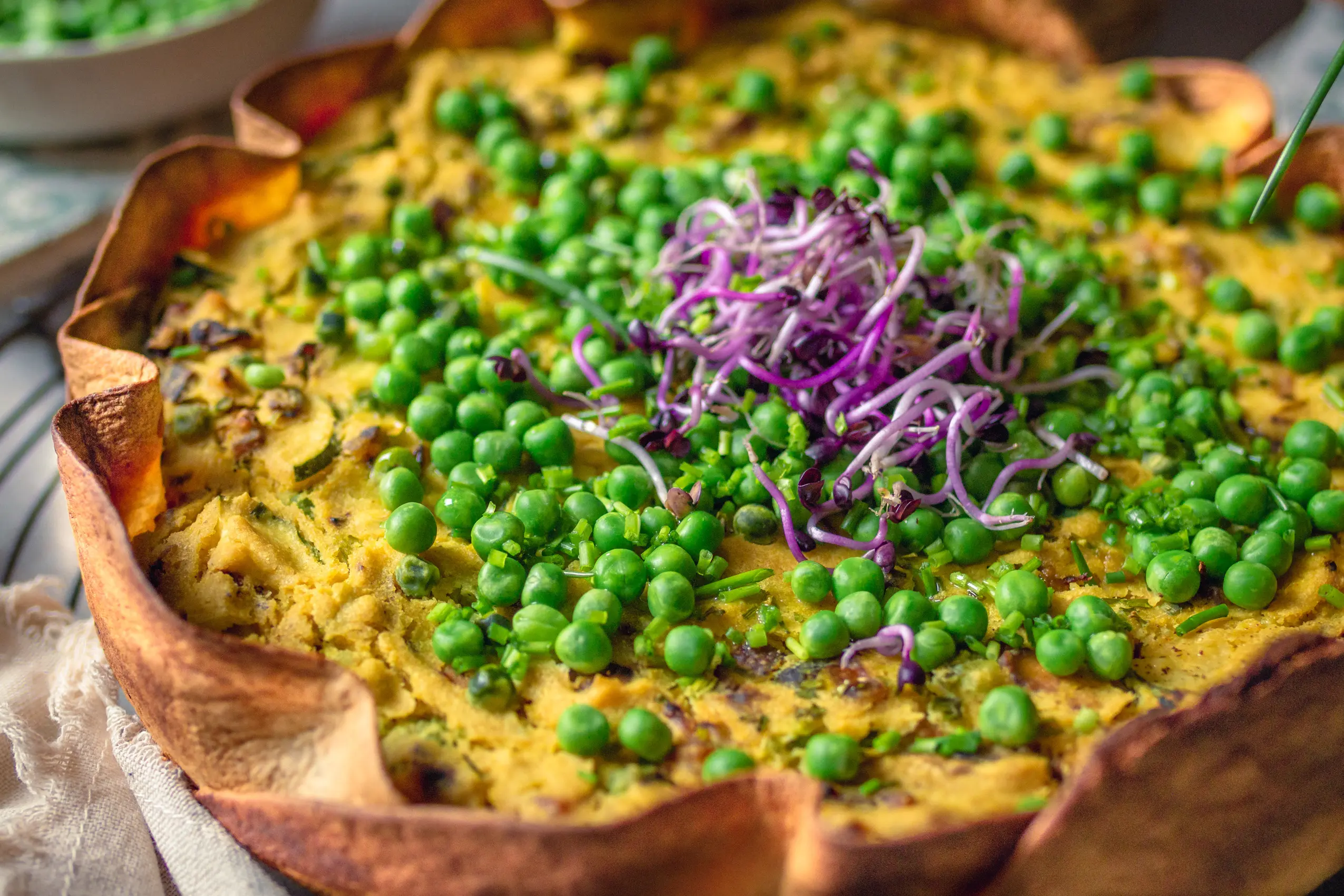 Vegane Tortilla-Quiche