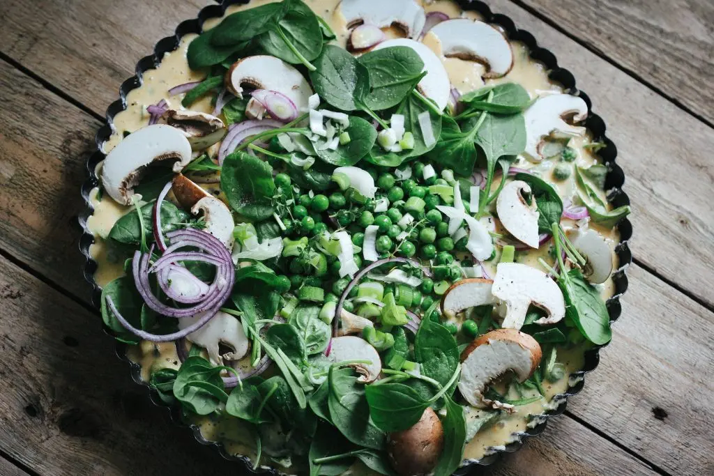 Zubereitung vegane Kichererbsenfrittata