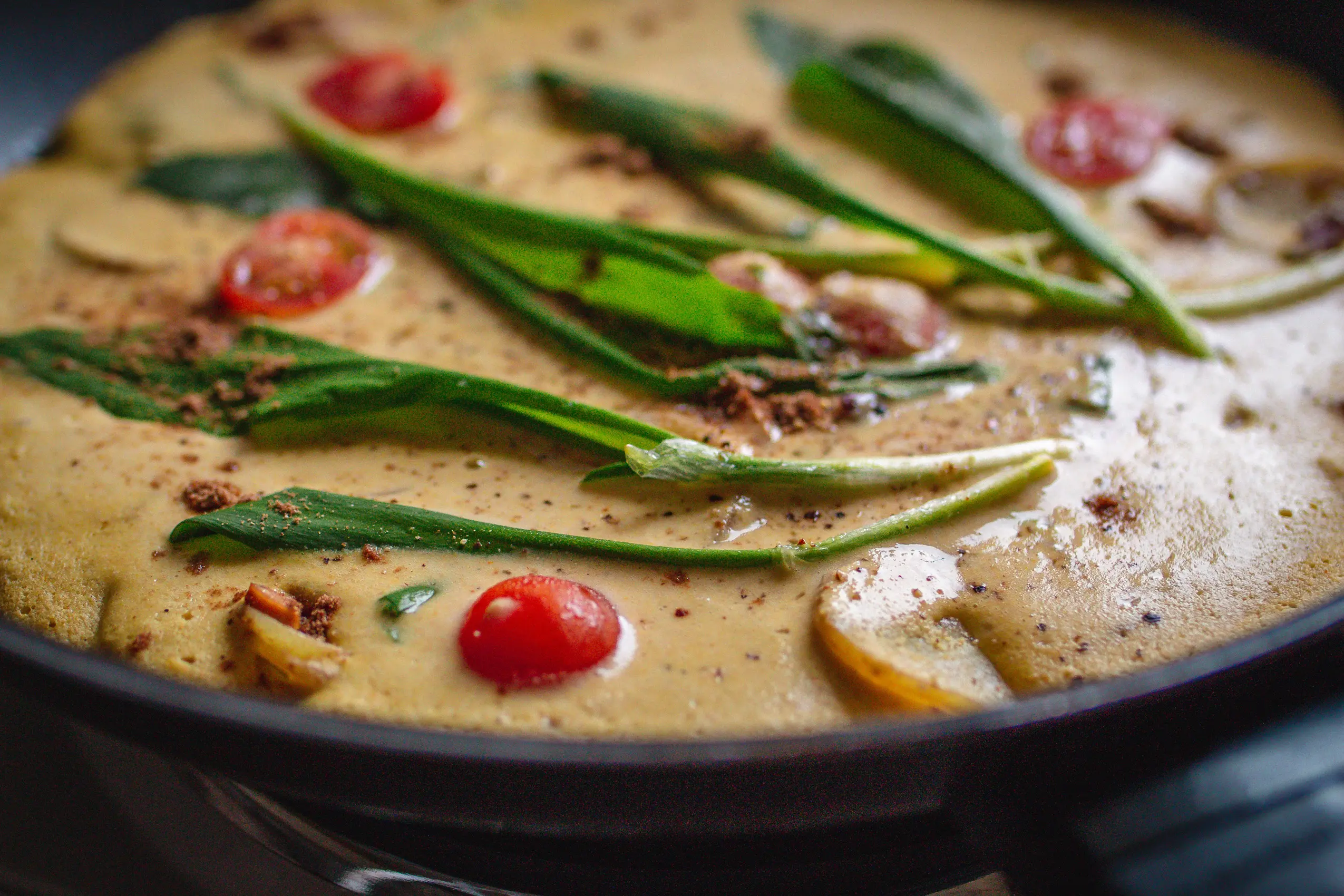 Vegane Bärlauch-Frittata