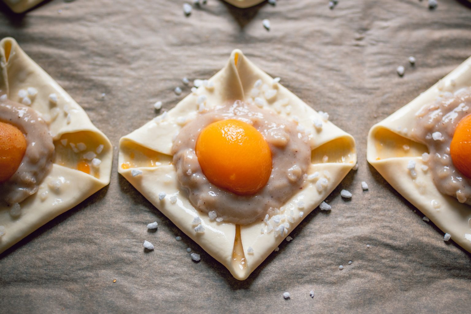 Vegane Aprikosen-Plunderstücke • veggies | vegan Vegane Aprikosen-Plunderstücke • veggies | vegan