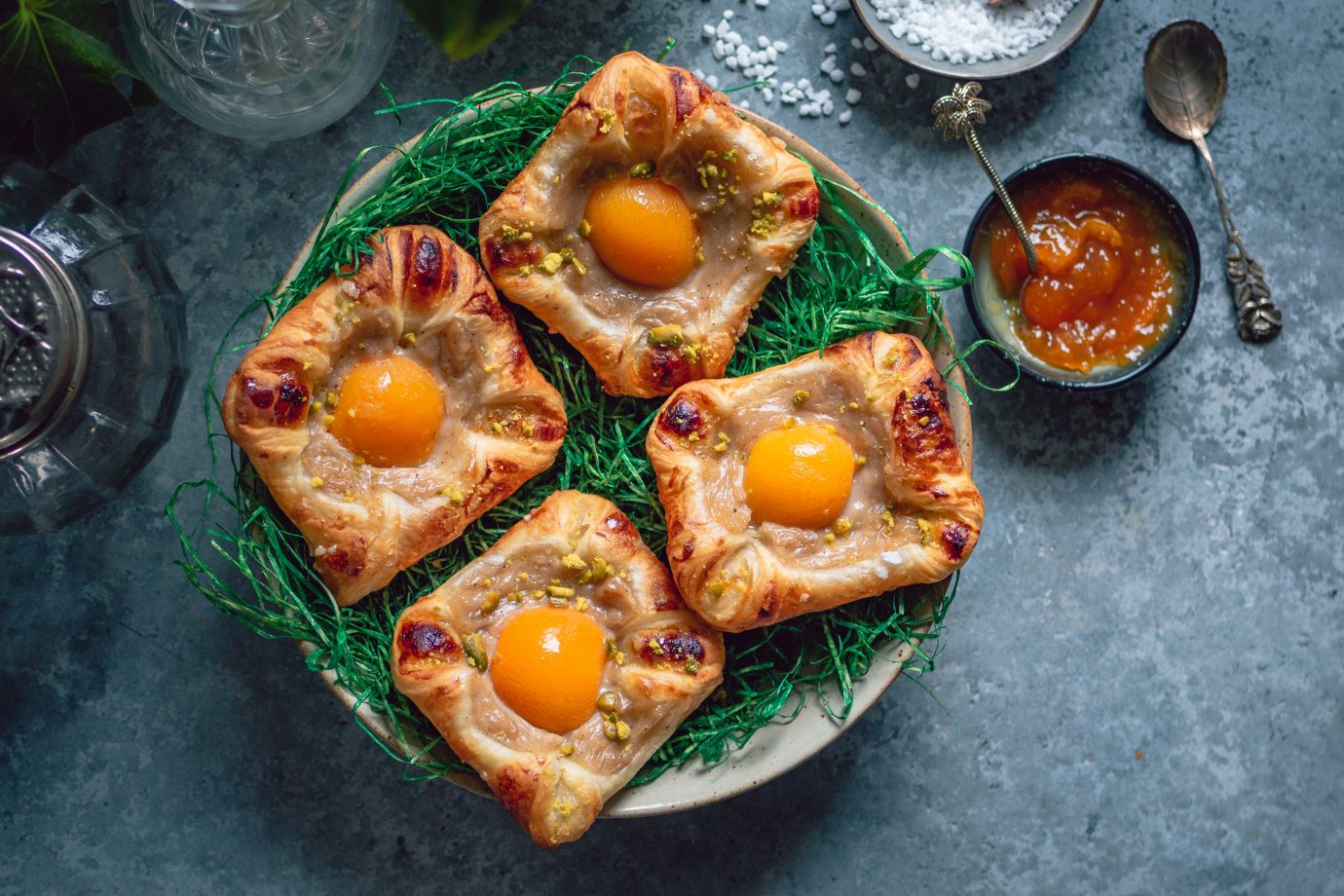 Vegane Aprikosen-Plunderstücke • veggies | vegan