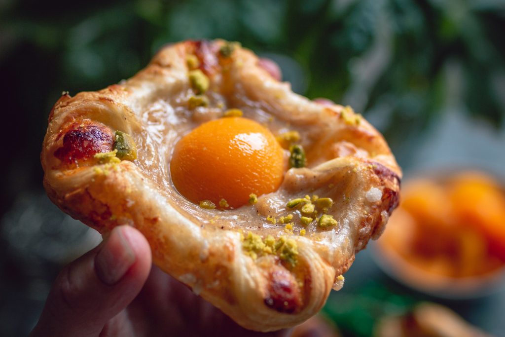 Vegane Aprikosen-Plunderstücke • veggies | vegan