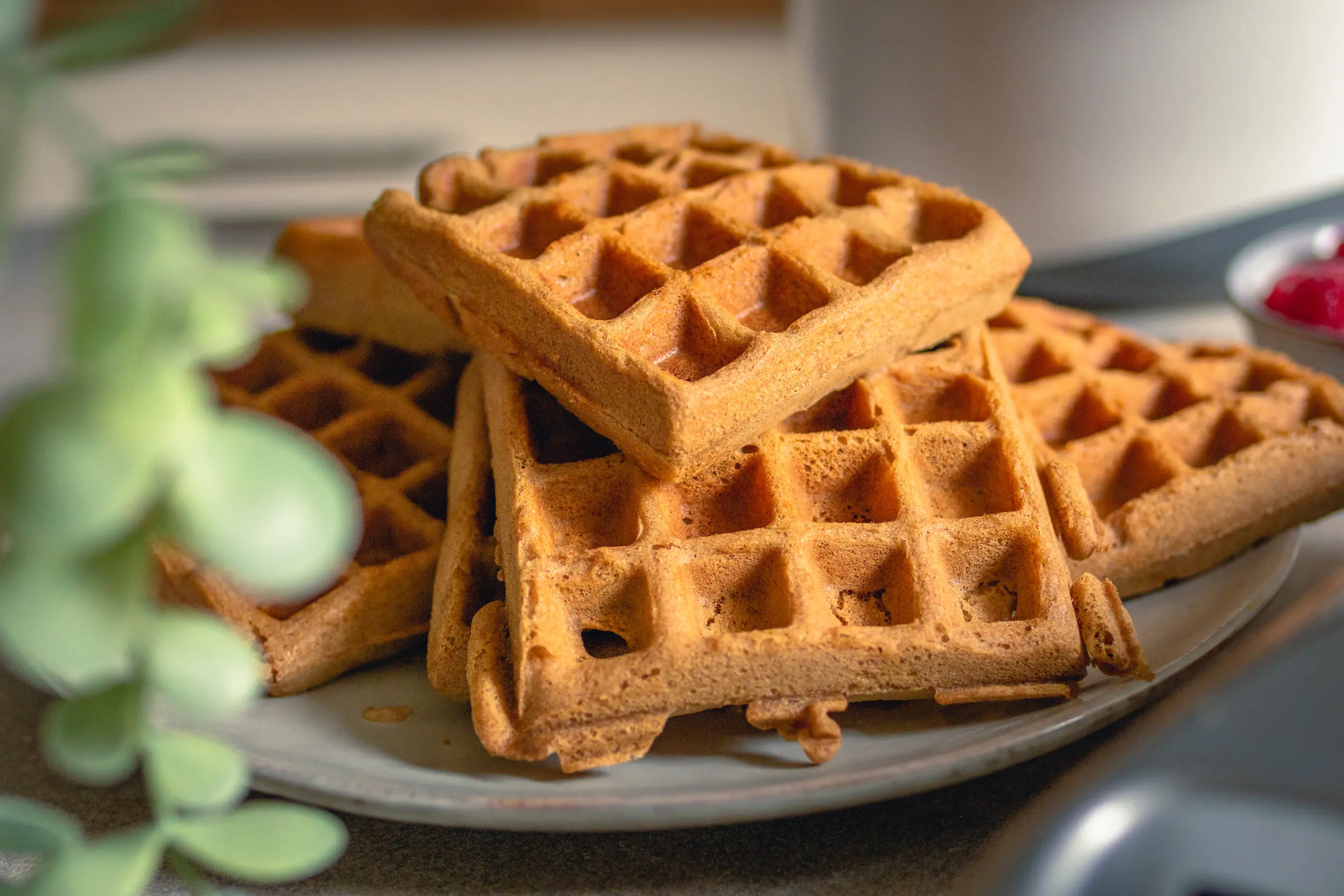 Vegane glutenfreie Waffeln selbst machen