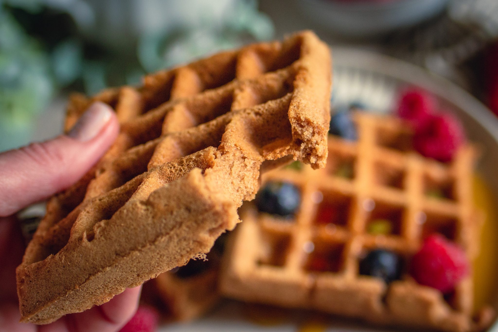 Das perfekte vegane Waffelrezept (glutenfrei) • veggies | vegan