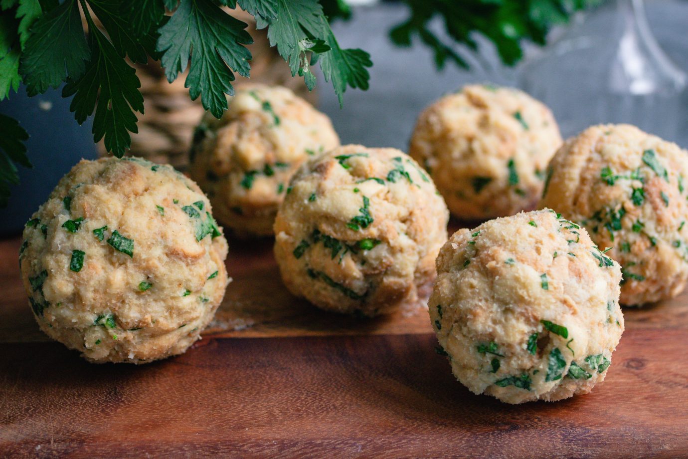 Cremige Rahmchampignons mit frischen Semmelknödeln • veggies | vegan