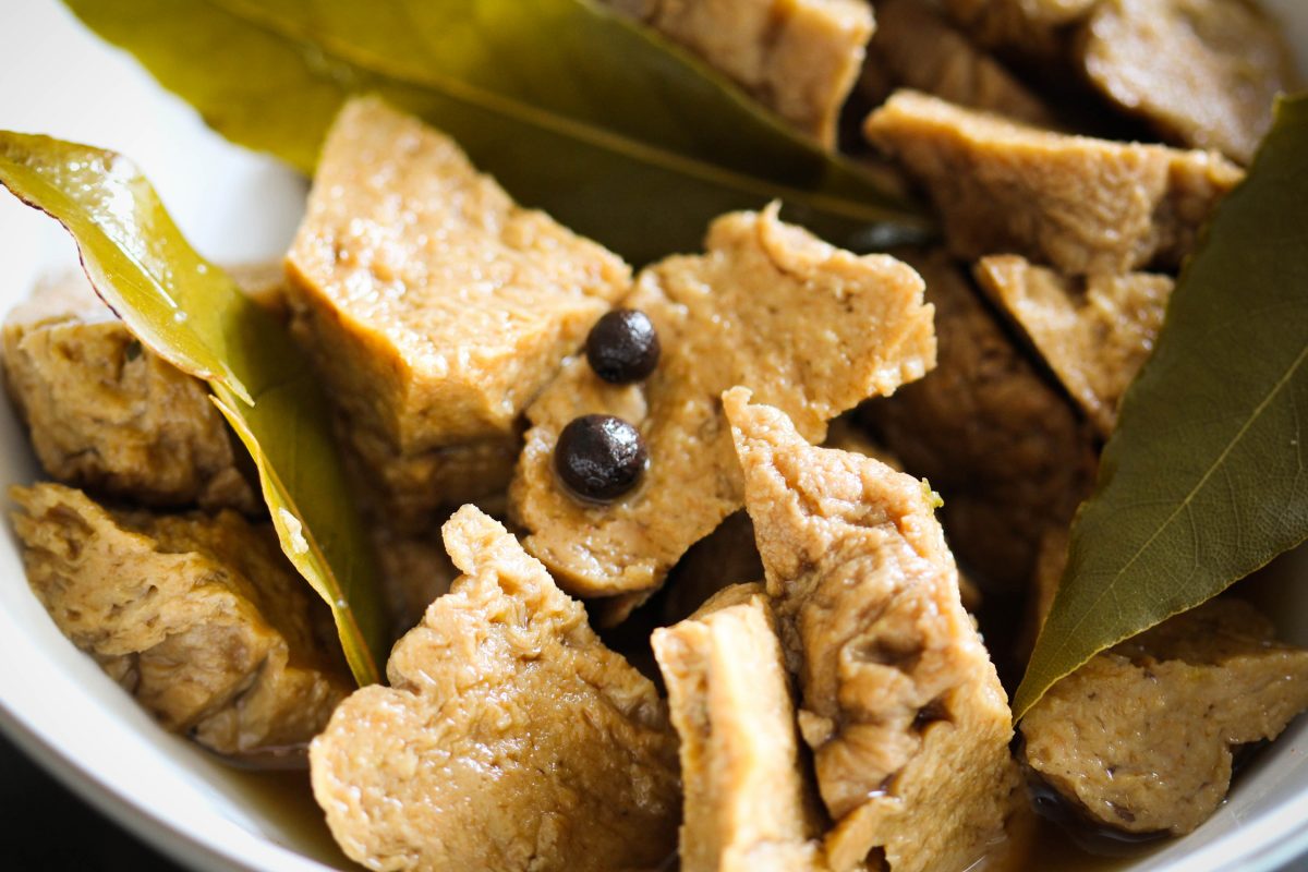 Veganer Fleischersatz aus Seitan