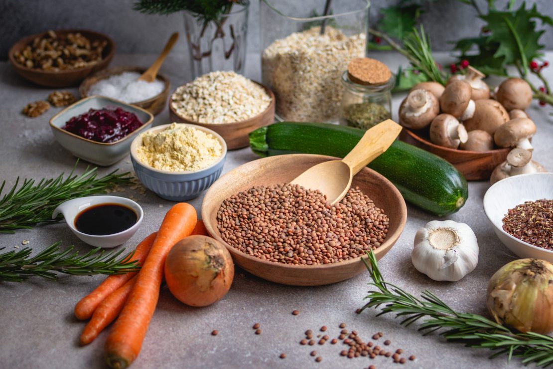Veganer Linsenbraten im Blätterteigmantel • veggies | vegan