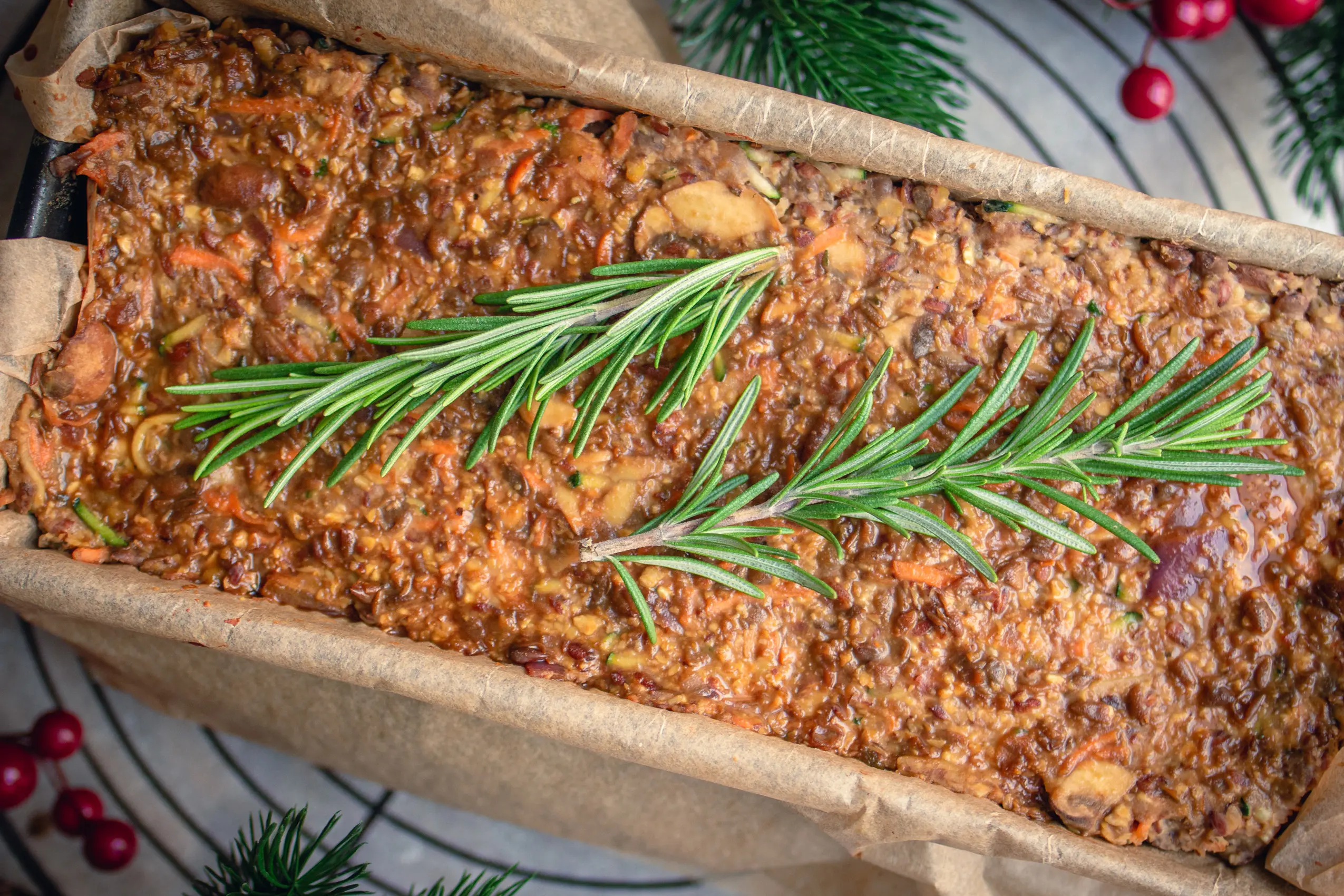 Veganer Linsenbraten - Vorbereitung