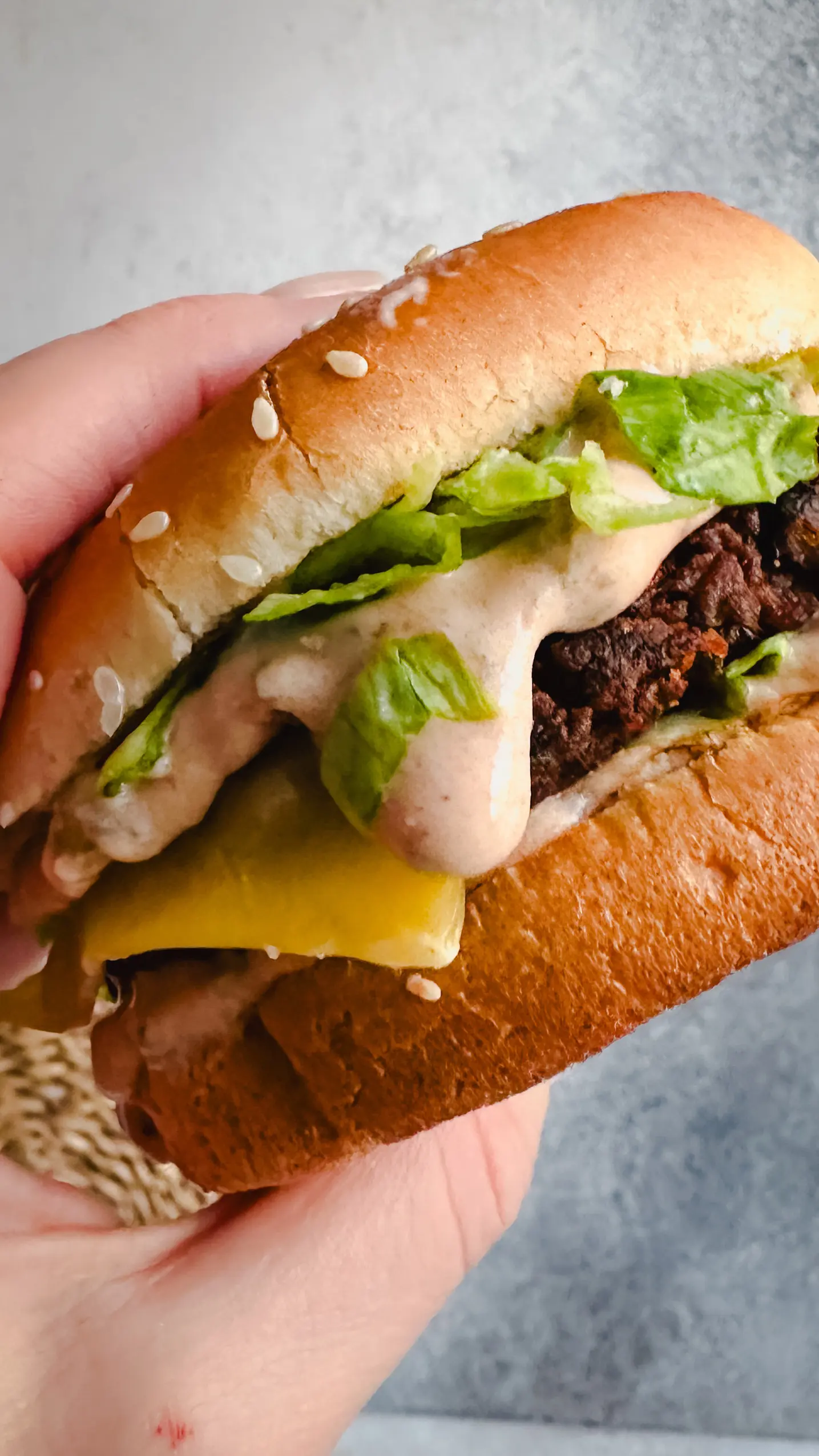 Black Tempeh Burger vegan