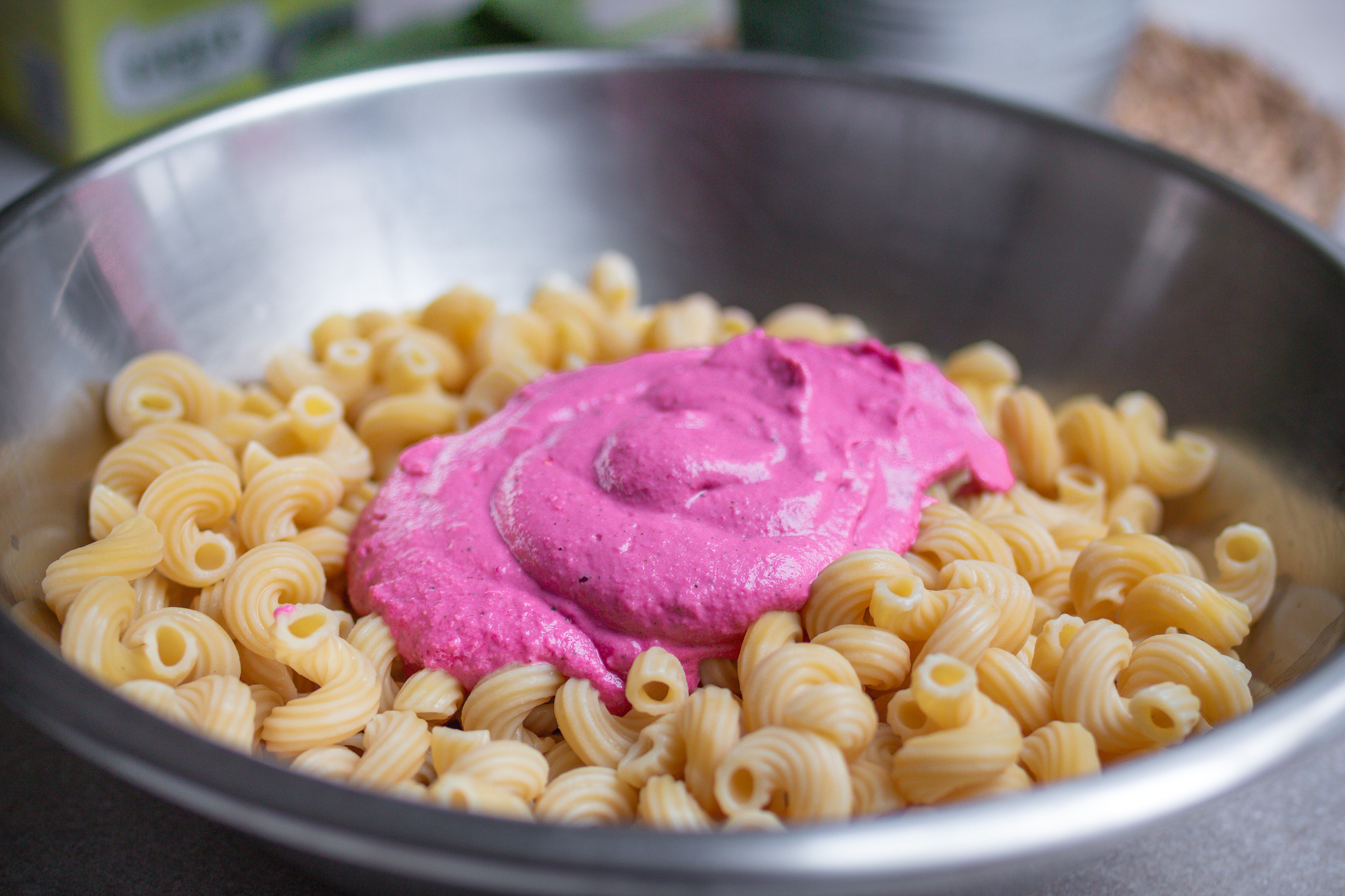 Rote Bete Pasta - Vegan Pink Pasta