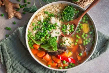 Vegane Kraftbrühe bei Erkältungen - vegane Gemüsebrühe selbst machen