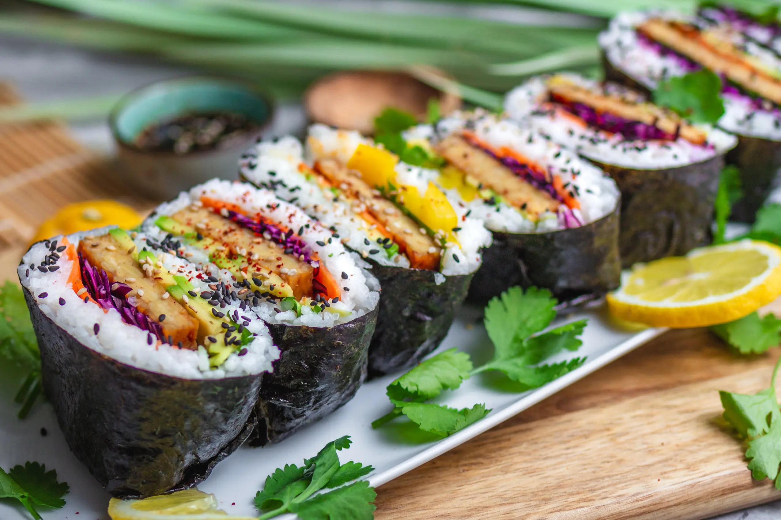 Sushi-Sandwiches mit Tempeh - Onigirazu