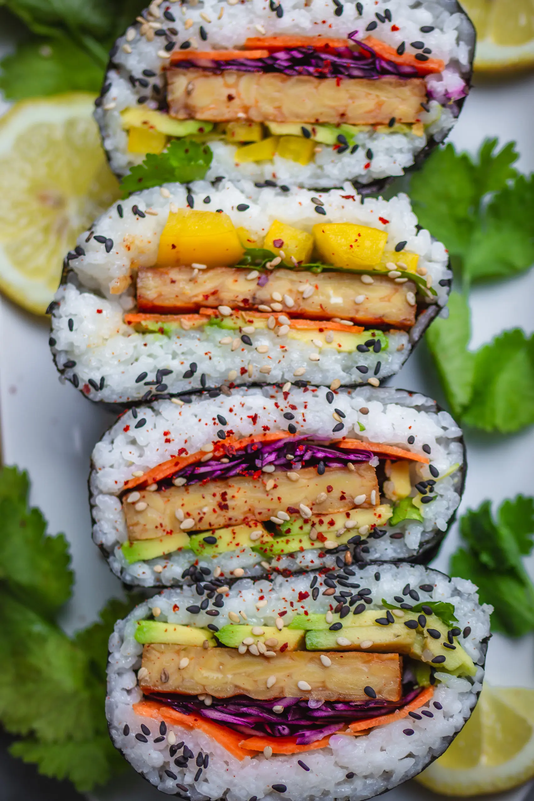 Sushi-Sandwiches mit Tempeh - Onigirazu