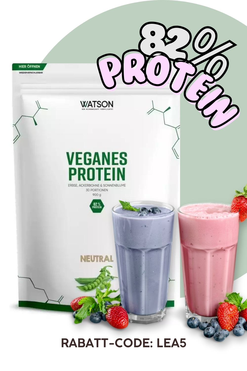 Veganes Proteinpulver Rabatt