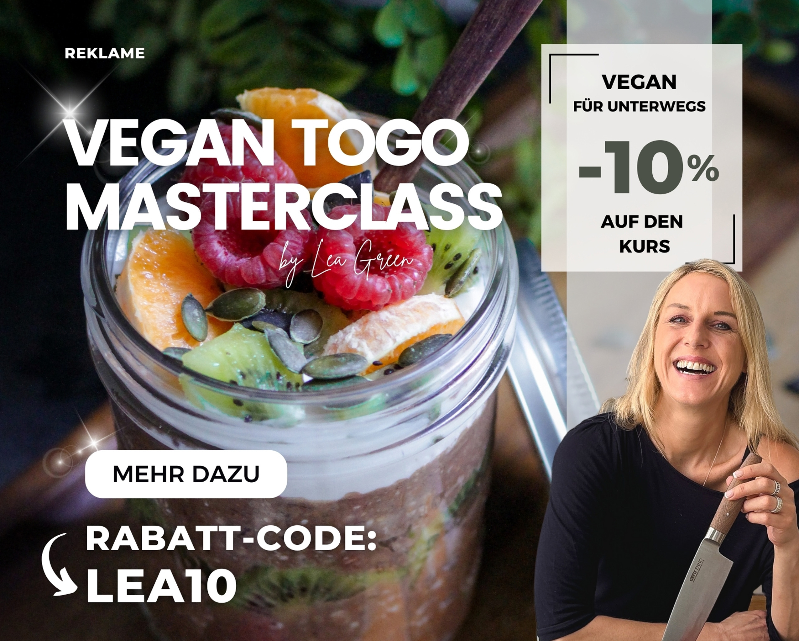 Vegane ToGo-Masterclass - Kochkurs mit Lea Green