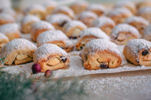 Veganer Mini-Stollen mit Marzipan