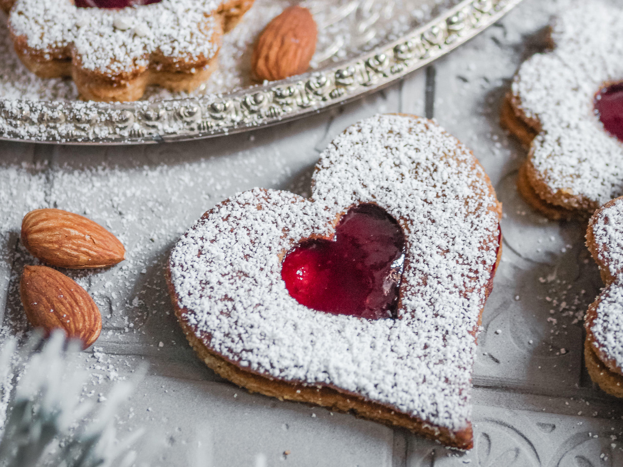 Marmeladenplätzchen backen - vegan und glutenfrei