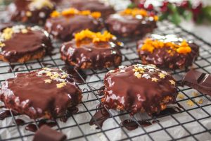 Orangen-Schoko-Lebkuchen - vegan und glutenfrei backen