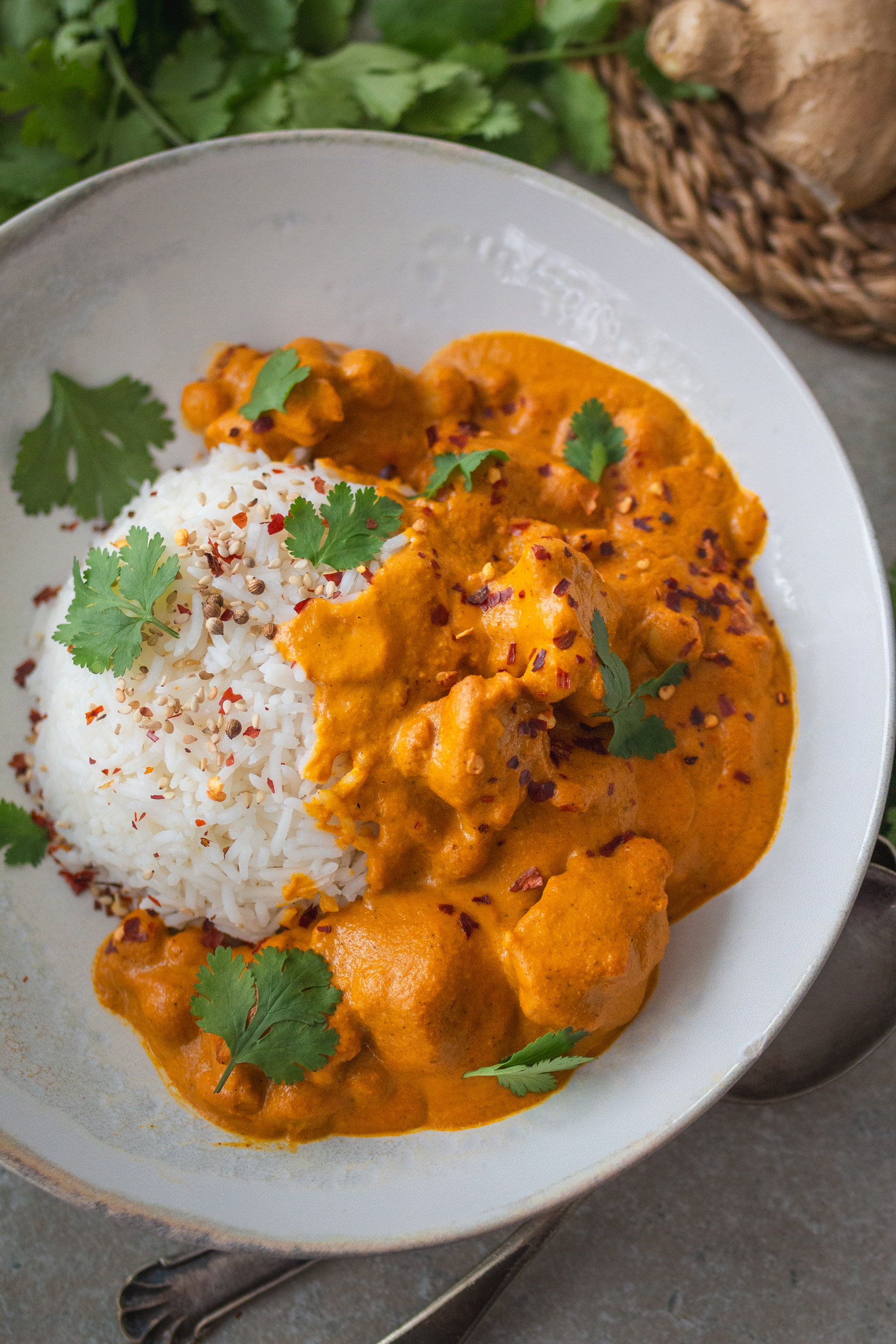 Veganes Butter Chicken