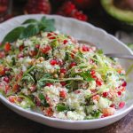 Blumenkohl-Couscous mit Granatapfel und Minze