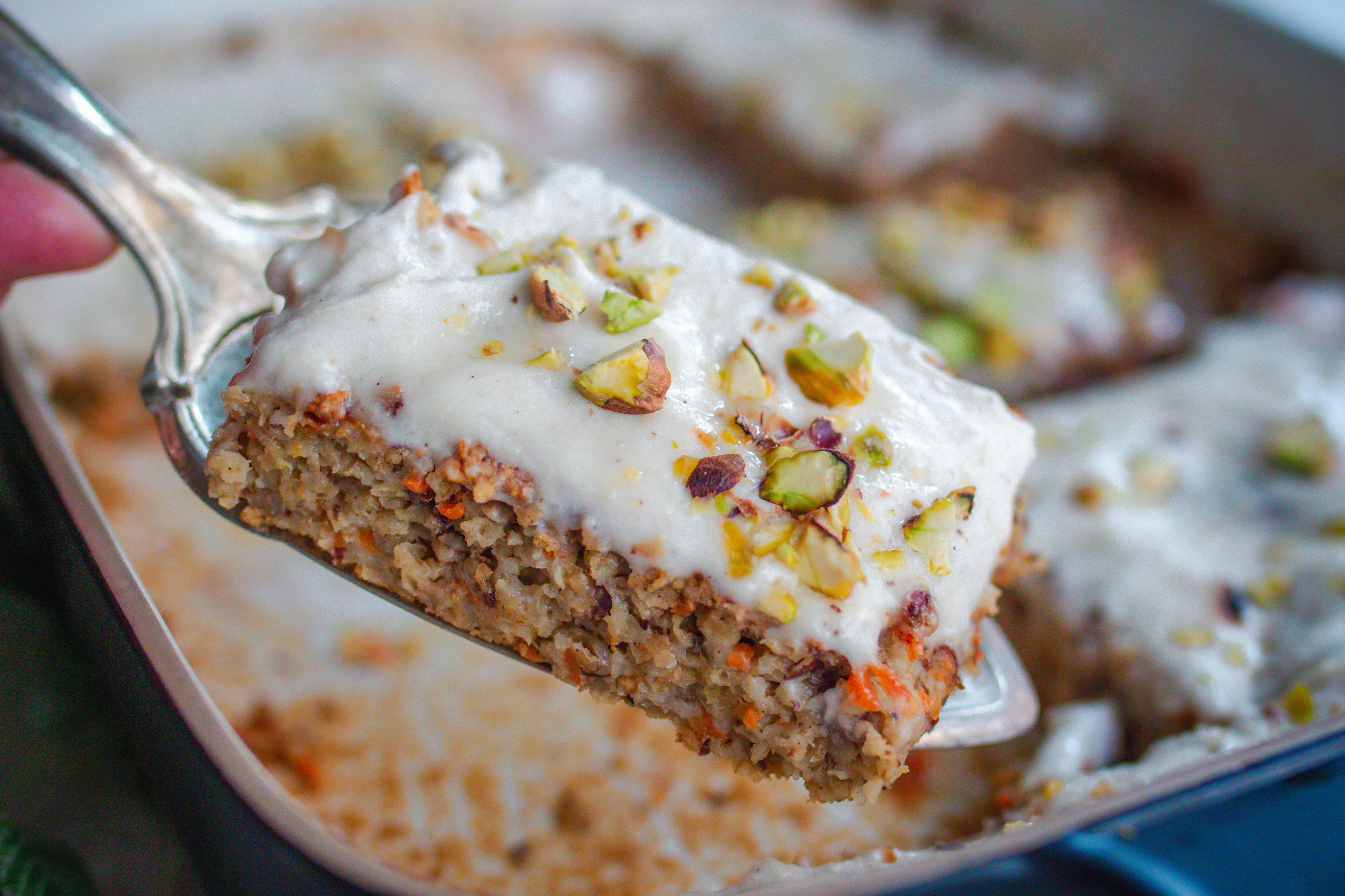 Karotten-Ofenporridge - Rüblikuchen als Baked Oats