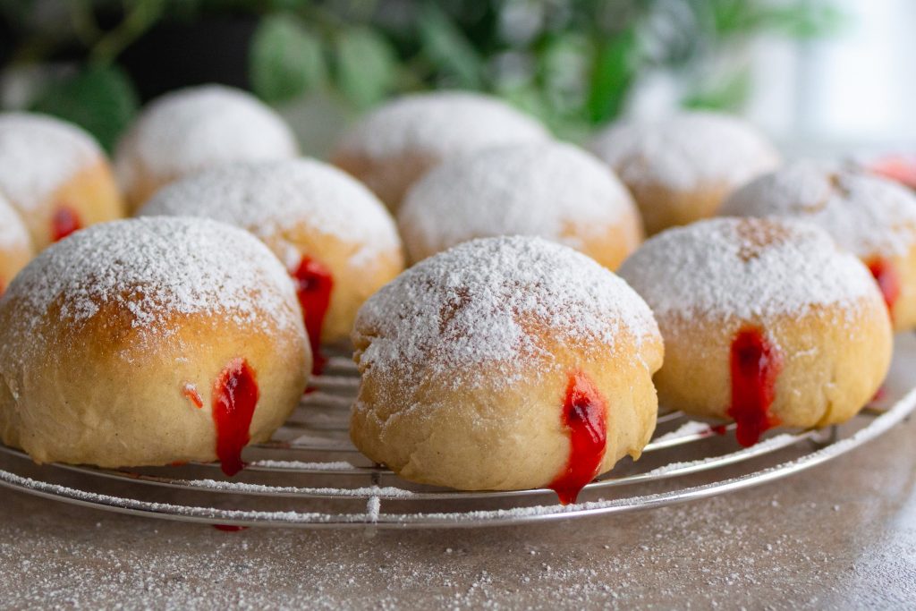 Vegane Ofen-Berliner - Faschingskrapfen ohne Frittieren