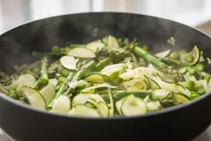 Rezept für grüne Spargelpasta