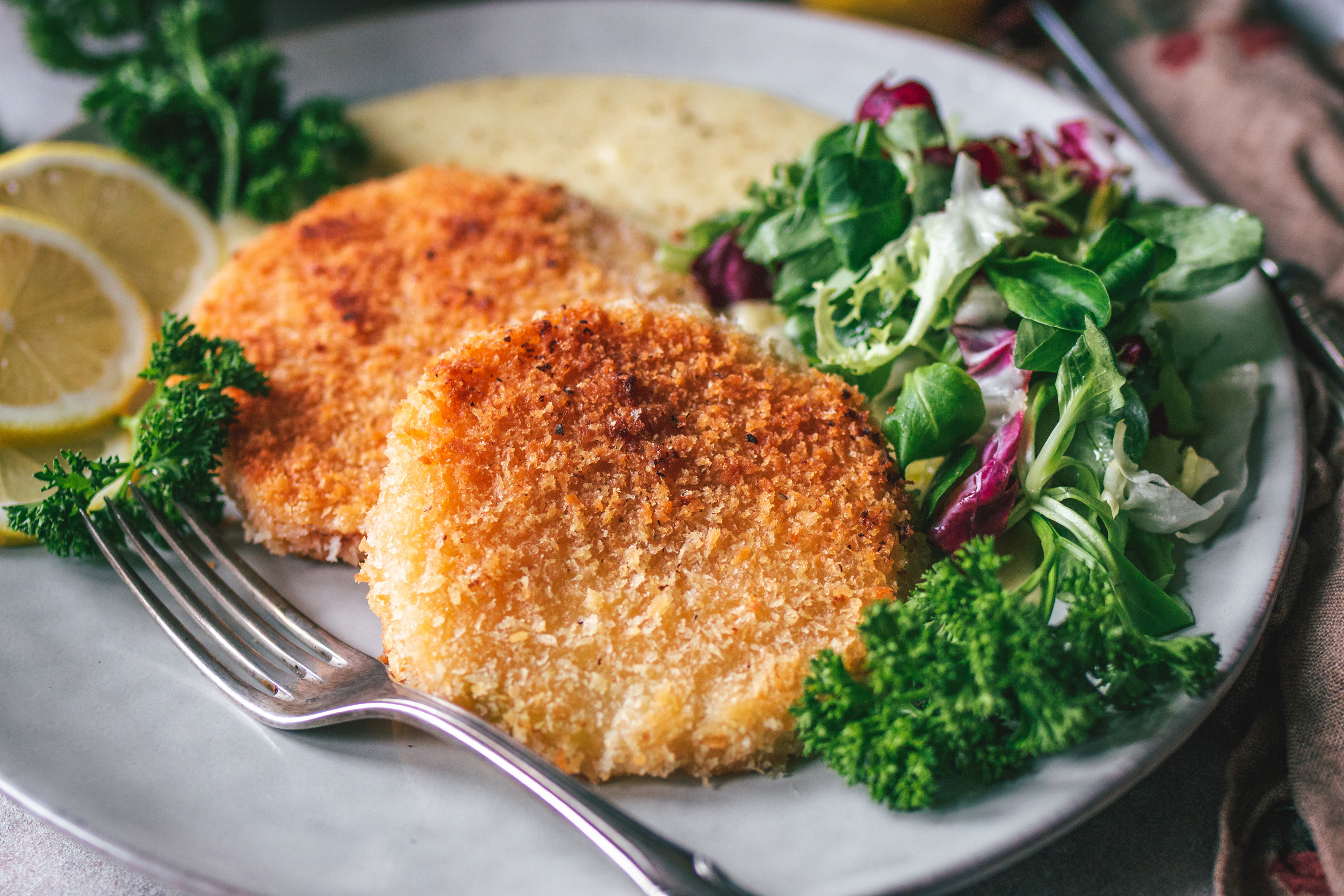 Veganes Sellerieschnitzel