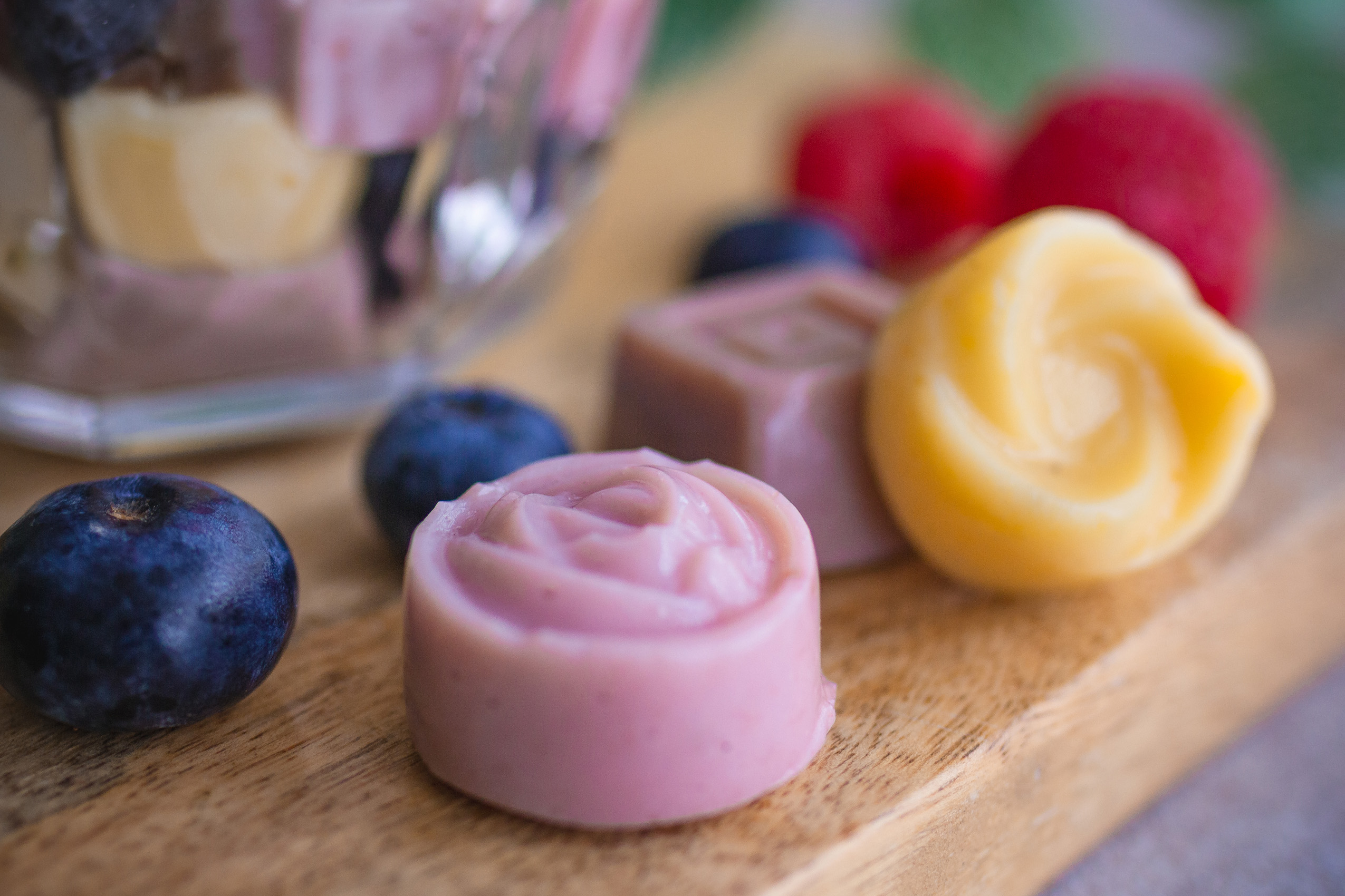 Selbstgemachte, vegane Joghurt-Gums