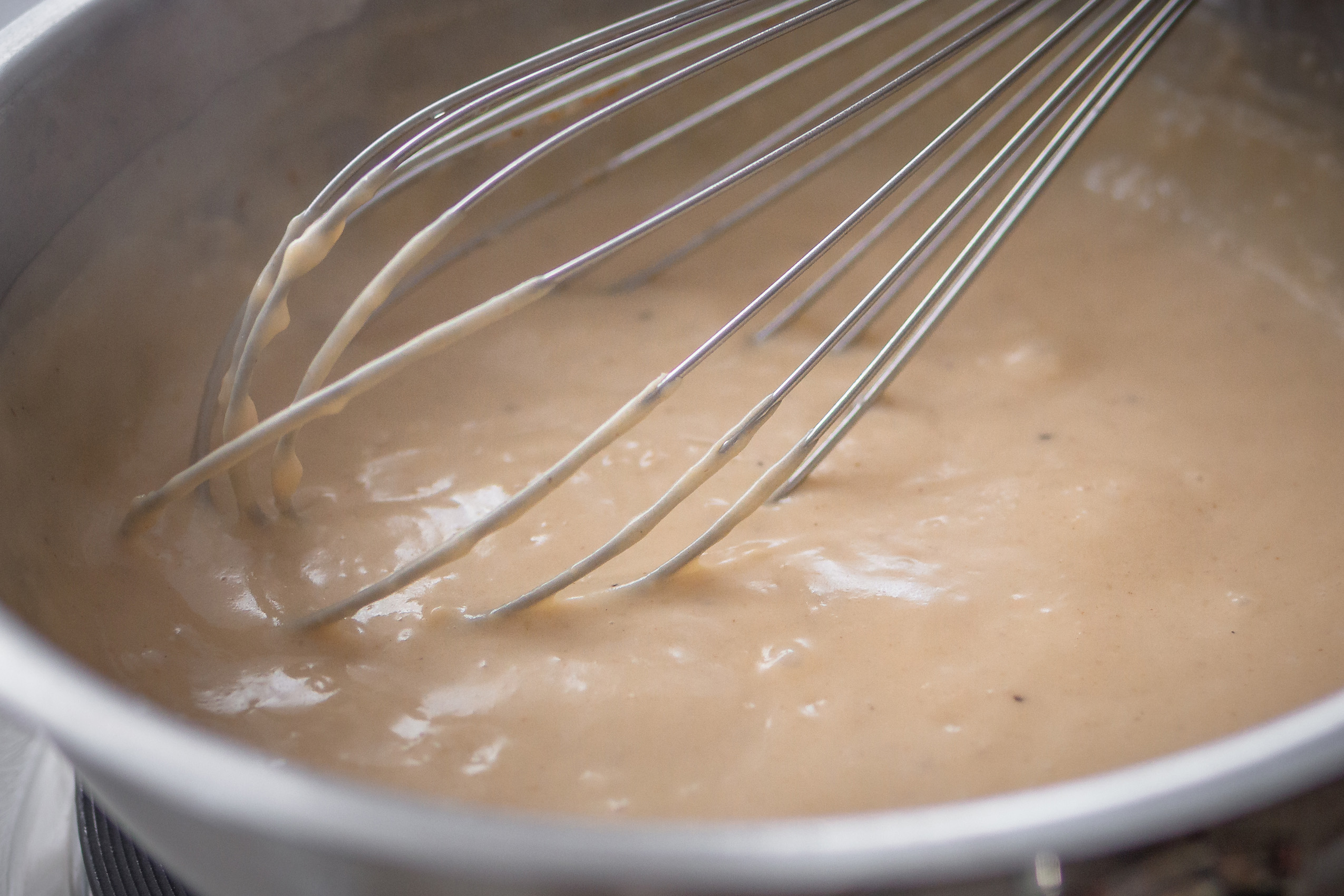 Zubereitung einer veganen Béechamelsauce