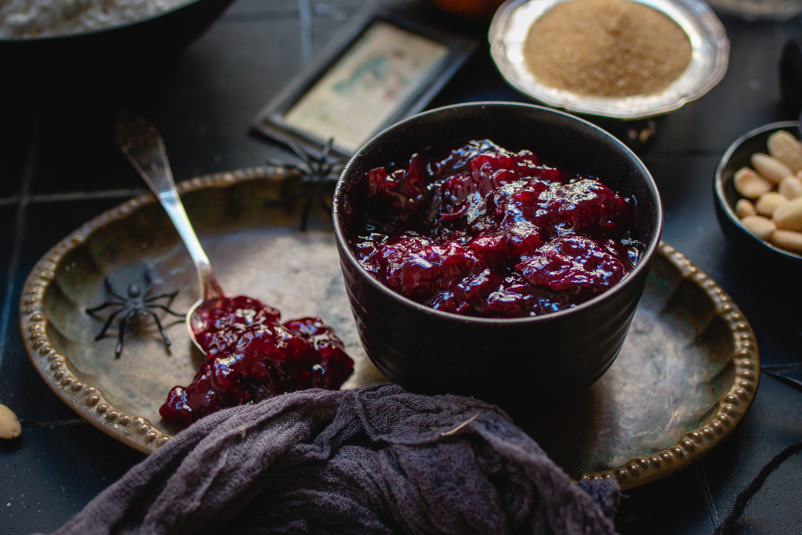 Vegane Sauerkirschmarmelade