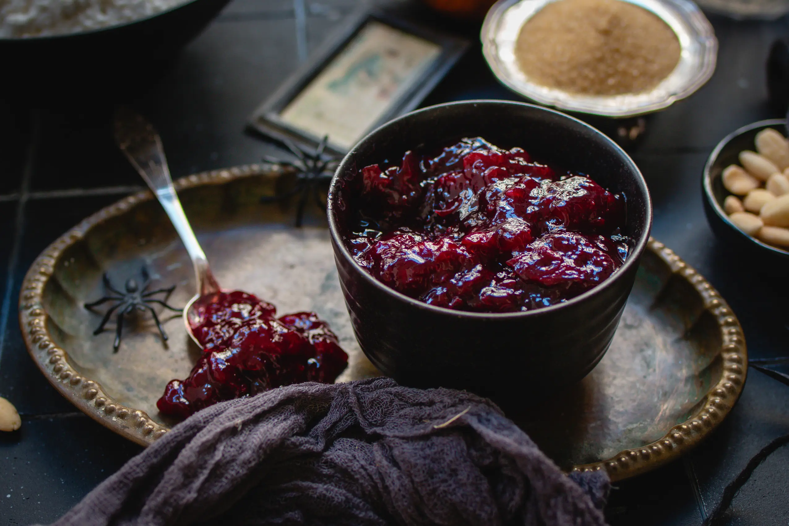 Vegane Sauerkirschmarmelade