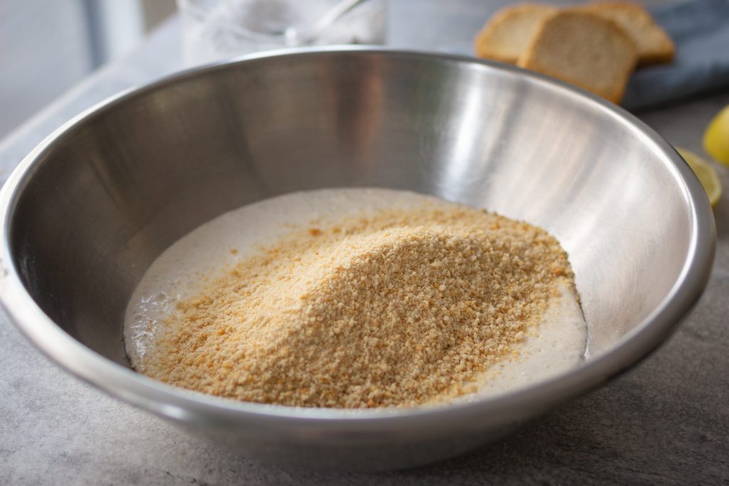 Zubereitung von veganen Tiramisu-Bällchen