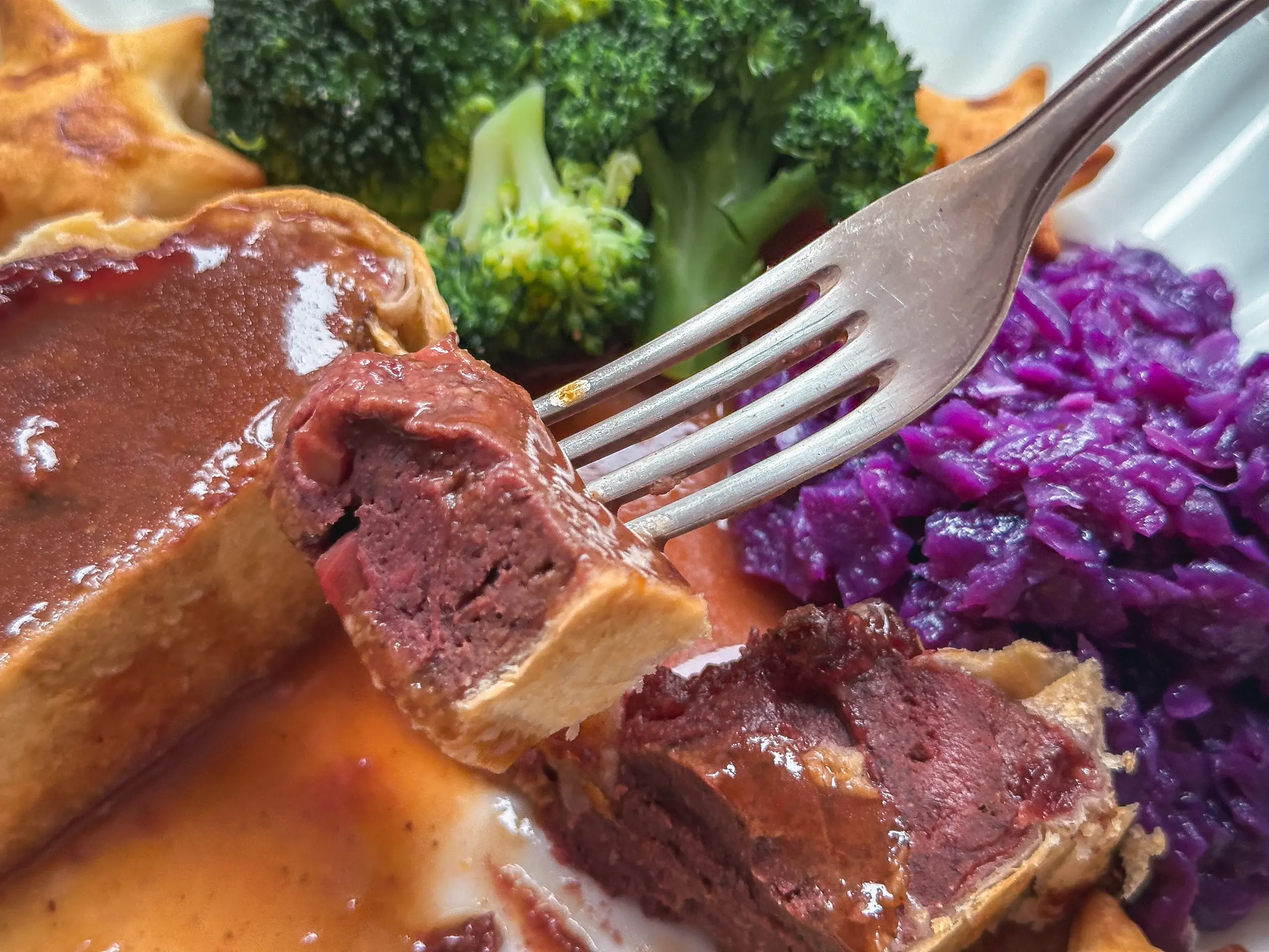 Veganer Weihnachtsbraten im Blätterteig - Tempeh Wellington